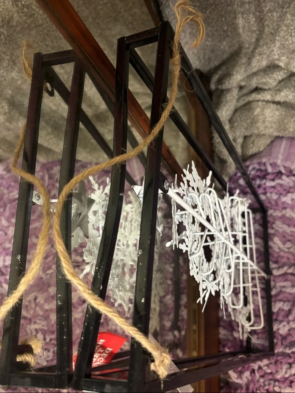 Home Holiday White Snowflake Tree Wall Hanging - Unbranded